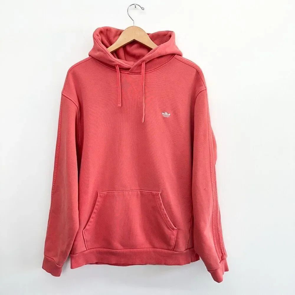 Adidas Skateboarding Unisex Shmoofoil Heavy Weight Pink Hoodie Semi Turbo Sweats